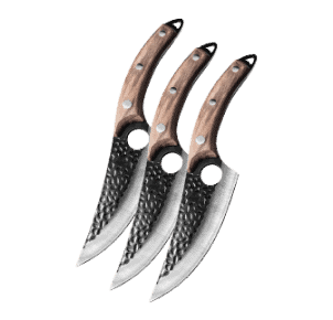 Three husk knives