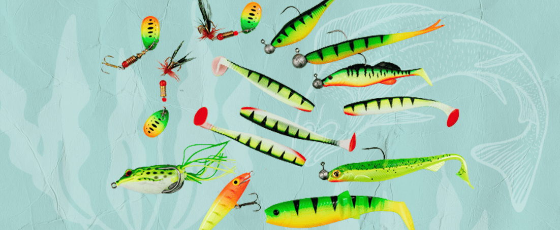 Different types of fishing lures