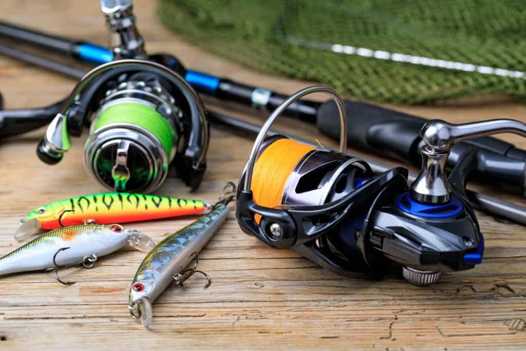 Fishing tackle - lures, rods, reels, lines